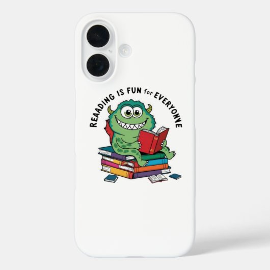 Fun & Quirky Book Lover iPhone Case (Rückseite)