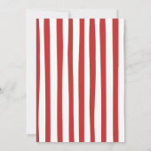 Fun Quirky Dog Christmas Pawty Einladung (Rückseite)