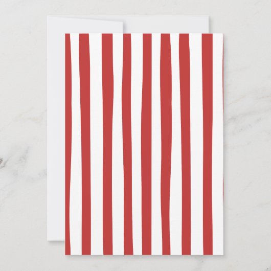 Fun Quirky Dog Christmas Pawty Einladung (Rückseite)