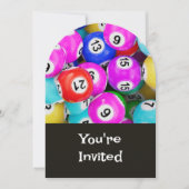 Fun Quote Bingo Thema Geburtstag jedes Alter Einladung (Vorderseite)