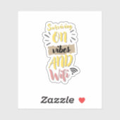 Fun Quote Sticker  (Blatt)