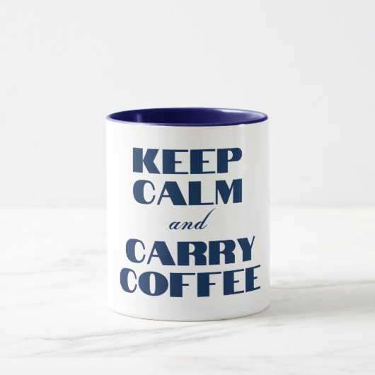 Fun Quote Zwei-Tone-Kaffee-Tasse Tasse (Zentrum)