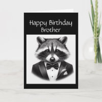 Fun Raccoon Brother a True Gentleman Raccoon