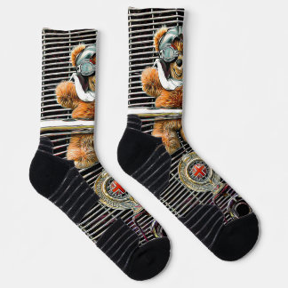 Fun Racy Ted Crew Socks Socken