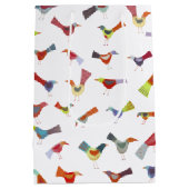Fun Rainbow Bird Mittlere Geschenktüte (Rückseite)