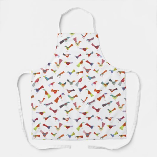 Fun Rainbow Bird Schürze (Vorderseite)