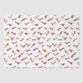 Fun Rainbow Bird Seidenpapier (Vorderseite)