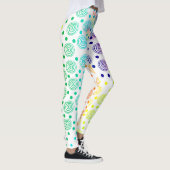 Fun Rainbow Circles Leggings (Rechts)
