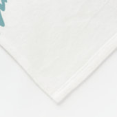 Fun Rainbow & Rain Cloud Pattern Fleecedecke (Ecke)