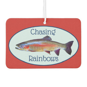 Fun Rainbow Trout "Chasing Rainbows" Autolufterfrischer