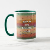 Fun Rainbow Trout Pattern mit dem Namen Fisherman Tasse (Links)