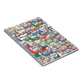 Fun Ramen Noodle Design Note Book Notizblock (Rechte Seite)