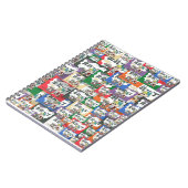 Fun Ramen Noodle Design Note Book Notizblock (Linke Seite)