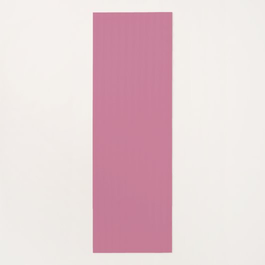 Fun Raspberry Lila Script Yoga Jetzt Pizza Später Yogamatte (Rückseite)