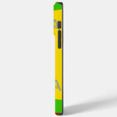 Fun Rasta Farbe Rot Golden Grün Case-Mate iPhone Hülle (Rückseite / Links)
