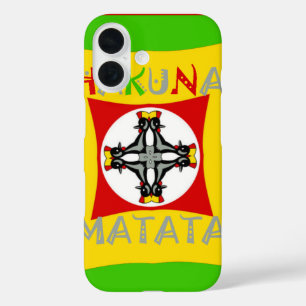 Fun Rasta Farbe Rot Golden Grün iPhone 16 Hülle