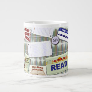 Fun Reading Collage Jumbo-Tasse
