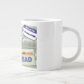 Fun Reading Collage Jumbo-Tasse (Rechts)