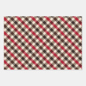 Fun Red and Beige Christmas   Geschenkpapier Set (Vorderseite 2)