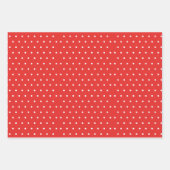 Fun Red and Yellow Polka Dots Geschenkpapier Set (Vorderseite 3)
