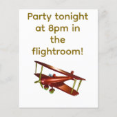 Fun Red-Bi-Flugzeug-Luftfahrt Flyer (Hinten)