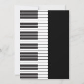 Fun Red & Black 50 Etwas und Fantastisches Einladung (Rückseite)