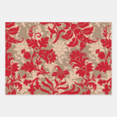 Fun Red Christmas Mix Geschenkpapier Set (Vorderseite)