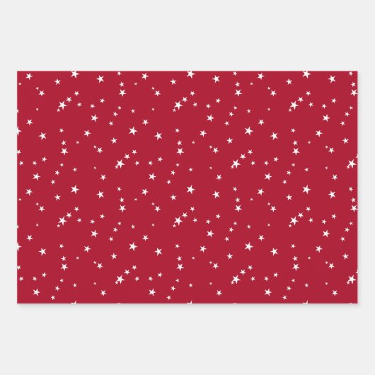 Fun Red Christmas Mix Geschenkpapier Set (Vorderseite 3)