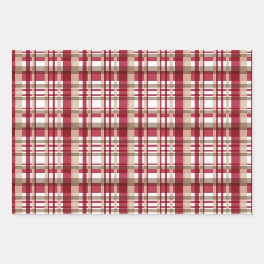 Fun Red Christmas Mix Geschenkpapier Set (Vorderseite 2)