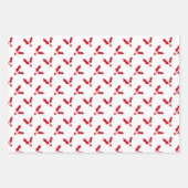Fun Red Christmas Mix Geschenkpapier Set (Vorderseite)