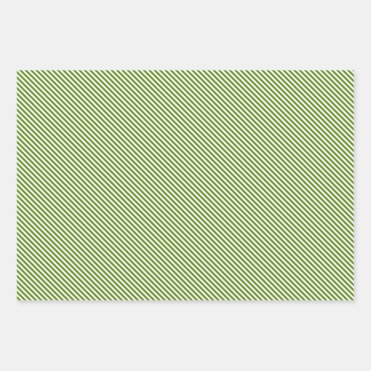 Fun Red Green Yellow Abstrakt Pine Tree Muster Geschenkpapier Set (Vorderseite 2)