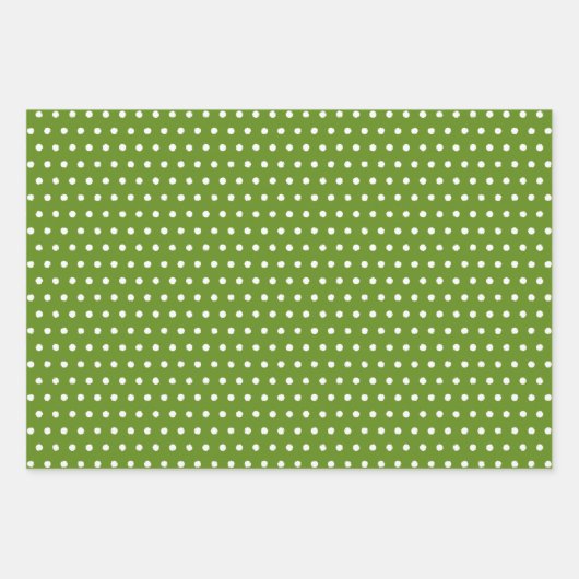 Fun Red Green Yellow Abstrakt Pine Tree Muster Geschenkpapier Set (Vorderseite 3)