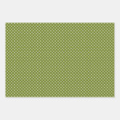 Fun Red Green Yellow Abstrakt Pine Tree Muster Geschenkpapier Set (Vorderseite 3)