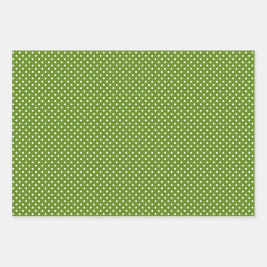 Fun Red Green Yellow Abstrakt Pine Tree Muster Geschenkpapier Set (Vorderseite 2)