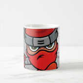 Fun Red Ninja Design Kaffeetasse (Mittel)