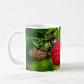 Fun Red Raspberries Kaffeetasse (Links)