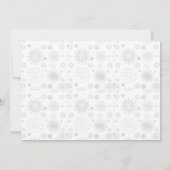 Fun Red Truck White Snow Tree Lights Xmas Party Einladung (Rückseite)