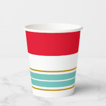 Fun Red Wide Top Aqua Aquamariner Unterlauf Streif