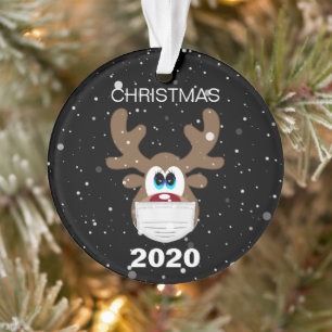 Fun Rentier 2020 Weihnachtsbaum Ornament