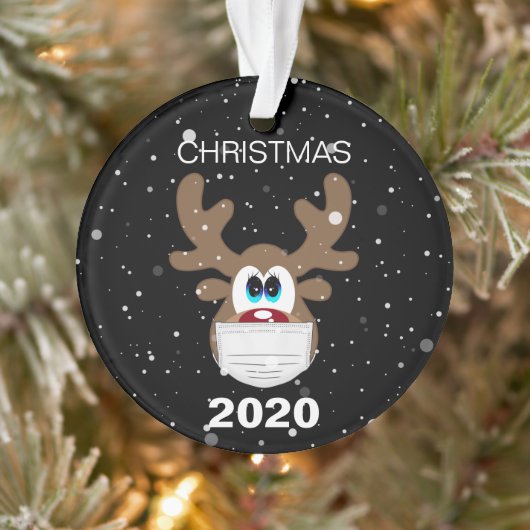 Fun Rentier 2020 Weihnachtsbaum Ornament (Baum)