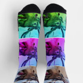 Fun Rentier Muster Socken (Oben)