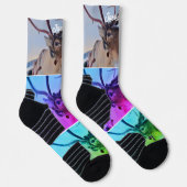 Fun Rentier Muster Socken (Rechts)