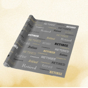Fun Retiree-Geschenkpackung Geschenkpapier