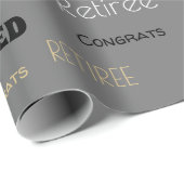 Fun Retiree-Geschenkpackung Geschenkpapier (Rolleneckpunkt)