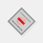 Fun Retiree Retirement Party Serviette (Ecke)