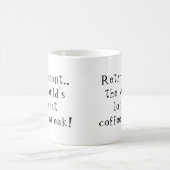 Fun Retirement die längste Kaffeepause der Welt Kaffeetasse (Mittel)