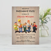 Fun Retirement Party Casual with RSVP Einladung (Stehend Vorderseite)