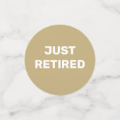 Fun Retirement Party Tabelle Confetti Konfetti (Klein Vorderseite)