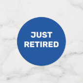 Fun Retirement Party Tabelle Confetti Konfetti (Klein Vorderseite)