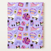 Fun retro 90s nostalgia – drawings Y2K revival Planer (Rückseite)